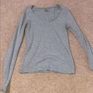 Grey long sleeve shirt